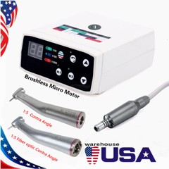NSK Style Dental Brushless LED Electric Micro Motor 1:1 1:5 1:4.2 Handpiece USA