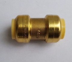 12 Pcs 3/4″ x 3/4″ Push Fit Coupling, Lead Free Brass