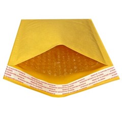 UOFFICE 100 Kraft Bubble Mailers 6.5×10″ #0 Self-Seal Padded Envelopes