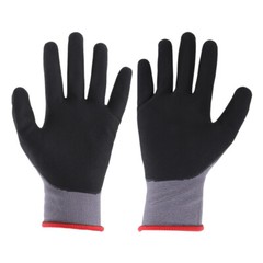 Safety Work Gloves MicroFoam Nitrile Coated Foam Gloves L-Size/3 Pairs