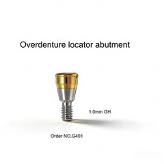 Hiossen ET titanium Locator Abutment Interna Hex Morse Taper Implant Overdenture