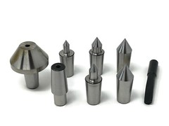 Precision Revolving Live Center MT-2, 7 Interchangeable Tips