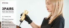 Thx 3 Pairs Hair Dye Gloves, Reble Profal Hair Color Rubber