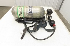 MSA H-60SL SCBA 60 Min Respirator Tank Air Cylinder Firefighter Backpack Harness
