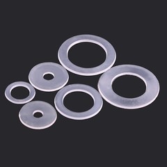 Nylon Plastic Clear Soft Flat Washers Insulation Thick/Thin Gasket ID 3mm-20mm