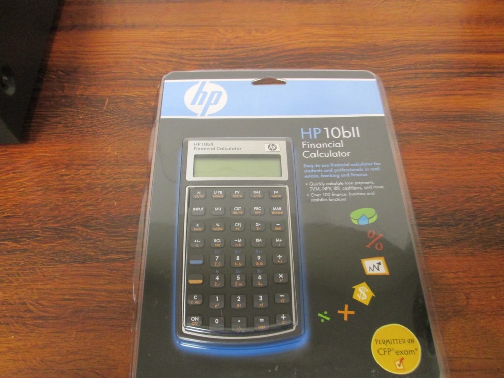 New HP 10bII Financial Calculator |Crunching The Numbers Permitted on CFD Exam