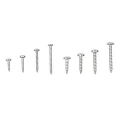 550Pcs 304 Stainless Steel Wood Screws Assortment Kit Phillips #4 #6 #8 #10 #12