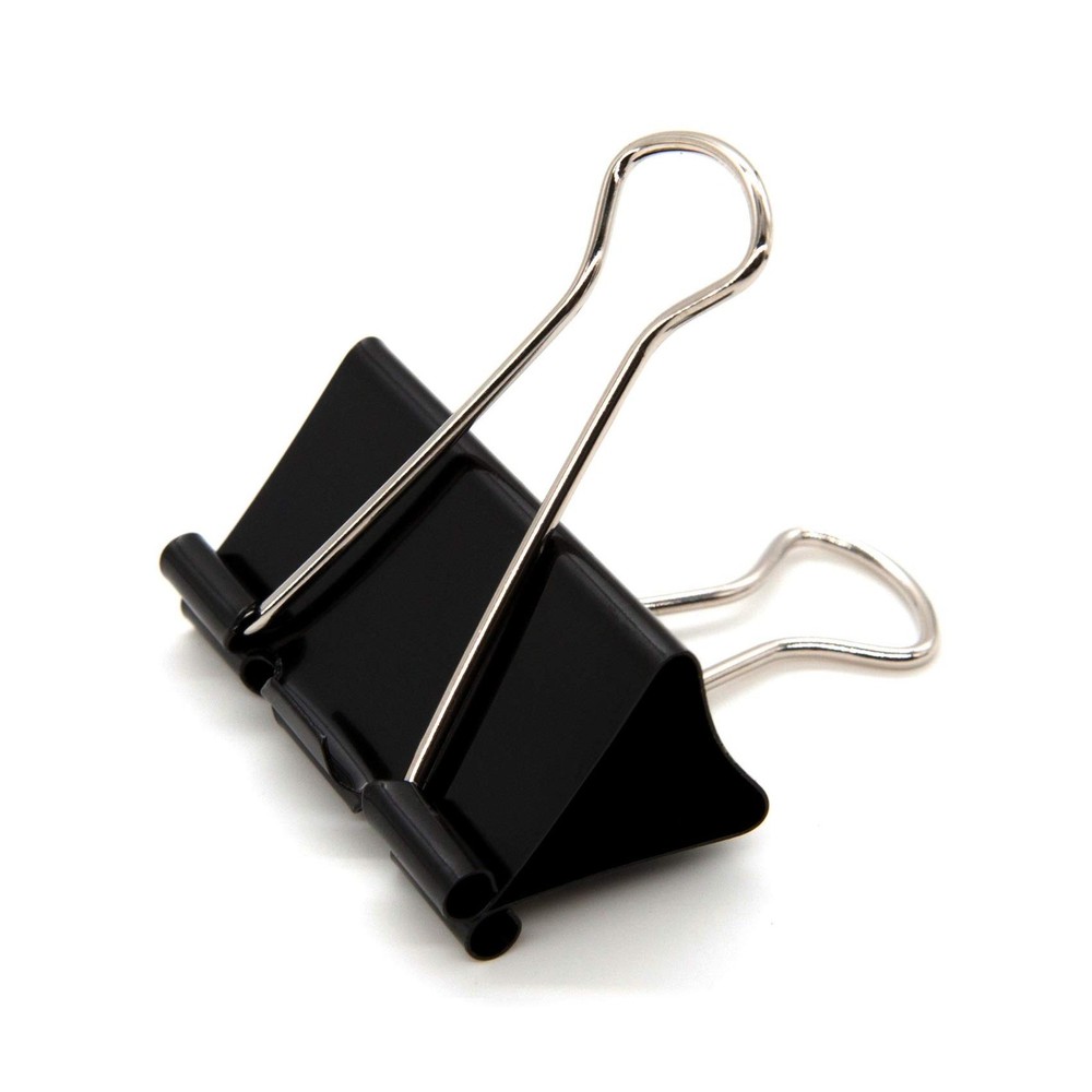 Large Binder Clips 1.6-Inch (24 Pack), Big Paper Clamps Clips for Office Supp…