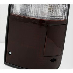 Driver Passenger Side Clear Lens Dark Red Tail Light for Toyota Pickup 1989-1995