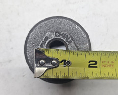 Black Malleable Iron Threaded Reducer Hex Bushing 2″ MNPT x 3/8″ FNPT (Lot of 4)
