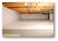 1000SQFT 4FT WIDE Heavy Duty Polyethylene Film VAPOR BARRIER CRAWL SPACE