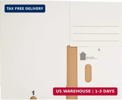 Amazon Basics Storage/Filing Boxes with Lift-Off Lid, Letter/Legal Size, Collaps