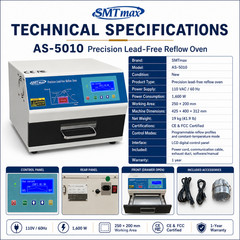 Precision Lead Free Reflow Oven (AS-5010)