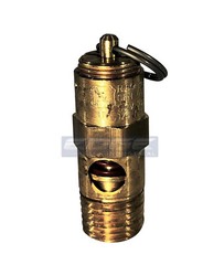 160 PSI BRASS SAFETY PRESSURE RELIEF POP OFF VALVE, AIR TANK, COMPRESSOR, 1/4″