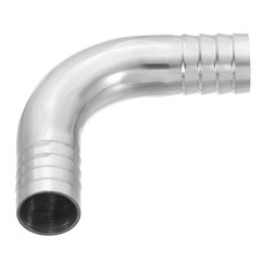 3/4in Sanitary Hose Barb Fitting 90 Degree Elbow Hose Barb Pipe Fitting Barbed
