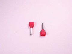 Lot of 20 2776.0 Altech Dual Wire Insulated Ferrule 2×18 Red Tin Plated Copper