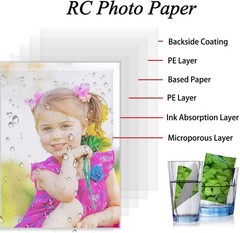 Koala Ultra Premium Photo Paper 8.5 x 11 In Satin 8.5″x11″, White
