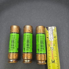 (3) Bussmann FRN-R-35 Fusetron 35Amp 250V AC/125V DC Time-Delay