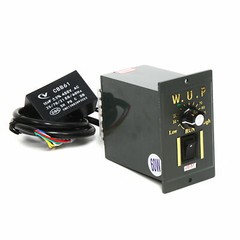 110V 60W AC Gear Motor Electric Variable Speed Controller Single-phase 1:10（10k）