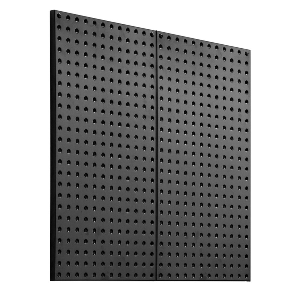 VEVOR Metal Pegboard Panels 2 Pcs 24″ x 12″ Wall Organizer for Garage Storage