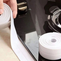 Wall Sealing Tape Self-Adhesive Caulk Tape Bathtub Kitchen and Toilet (39.4Inch)