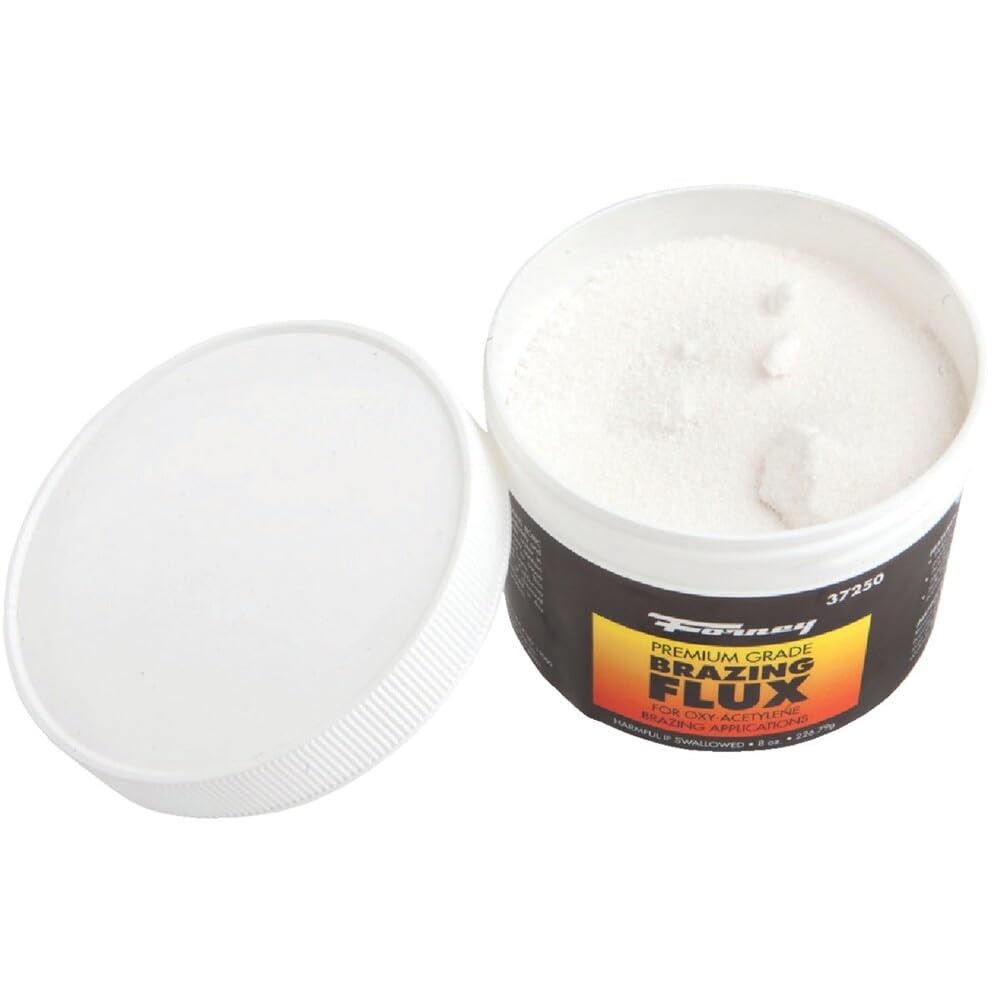 Forney 37250 Brazing Flux, 8-Ounce Tub 1 Count (Pack of 1), No Color
