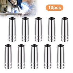 10Pcs Conical Nozzle Gas Nozzle For MB 15AK MIG MAG CO2 Welding Torch Parts