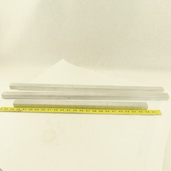 3/4″ x 1″ Rectangle Flat Bar Aluminum Solid Mill Stock (2) 28″ 21″ Lot Of 3