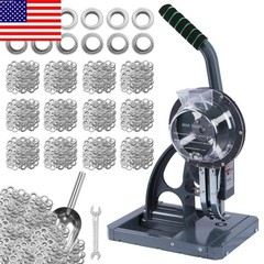 Semi-Automatic Tarpaulin Eyelet Press with 5000Pcs Metal Eyelets 10mm Hand Manua
