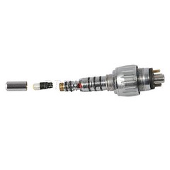 Dental 6 Hole Quick Coupler for KAV LED Fiber Optic Handpiece MULTIflex LUX USA