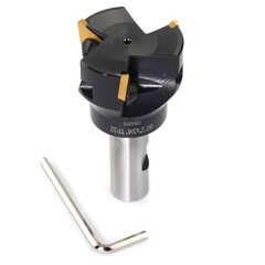 Indexable End Mill 3/4”Shank,2”Cutting Diameter,3-3/4Overall Length,90 Degree,