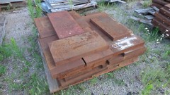 2″ Mild Steel Plate 22″x 12″x 2″ Thick, 161 Pounds Per Plate, 2 Inch Steel Plate