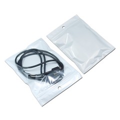 White Clear Plastic for Zip Retail Pearl Lock Packaging Hang Bags Accessories