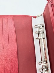 Filofax A5 Calypso Red Leather Organizer Planner -retired Unused