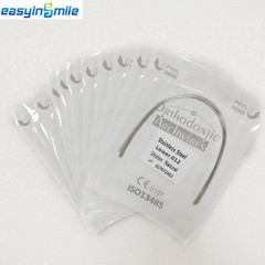 100 Wires Dental Orthodontic Arch Wires Stainless Steel Natural Round 012-018