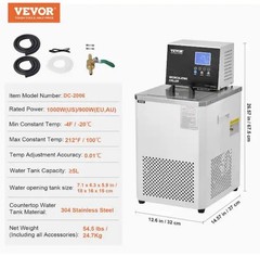 6L -20℃ ~100℃ Lab Cooling Chiller Circulator Recirculating Chiller Heating Bath