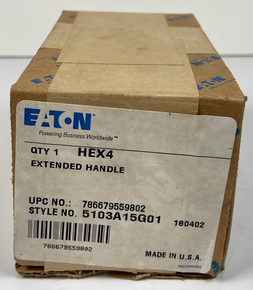 NEW – EATON HEX4 MOLDED HANDLE EXTENSION -786679559802 / 5103A15G01