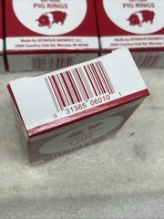 (1000) Seymour Hill Pattern H1 Copper Coated Hog Pig Shoat Rings 10 Boxes Of 100