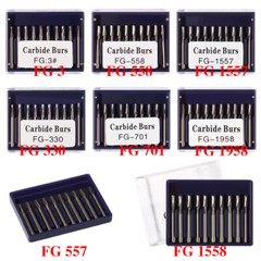 Dental FG Fresas de carburo de tungsteno Fit Alta Velocidad pieza de mano
