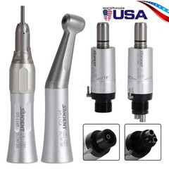 SANDENT Dental Slow Low Speed Handpiece Kit Push/Latch E-type 2/4Holes NSK Style