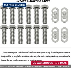 211 Pcs Oil Pan Bolts Stainless Steel Kit Compatible with Chevy SBC 265 283 302
