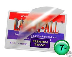 500/pack LAM-IT-ALL 7 Mil Hot Laminating Pouches 2.75 x 3.75 Wallet Photos or?