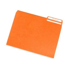 200 Letter Size File Folders – 1/3 Cut Tab, Durable 11pt Paper, Orange – Office
