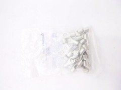 25 Pack: 107163-025 QuickCable 4 GA 3/8″ MAX Copper Brazed Seam Ring Terminal