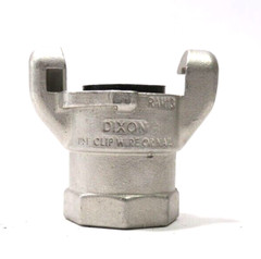 DIXON RAM-13 Air King 2-Lug 1″ Female NPT End Stainless Steel w/ Rubber Seal