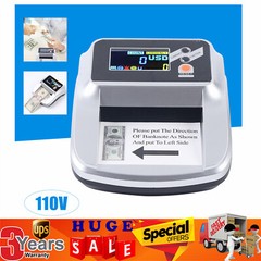 Money Bill Counter Machine Cash Checking Counting Counterfeit Detector UV MG usa