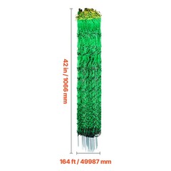VEVOR Electric Netting Fence Kits Sheep Fencing 42.5″H x 164’L with Posts Spikes