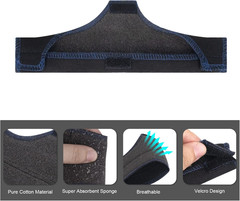 4 Pack Hard Hat Sweatbands – Washable Helmet Liner for Safety Hats, Anti-Swea…