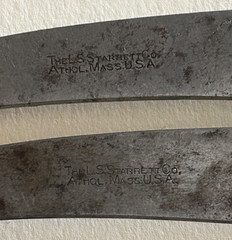 2 Vintage Starrett Firm Joint Outside Flat Calipers
