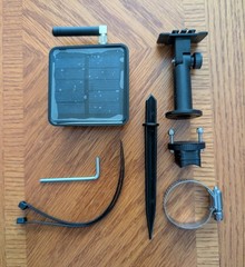 Meshtastic Solar Node – NRF52840 SX1262, 800mAh Batt, USA 915 MHz w/Pole Mount